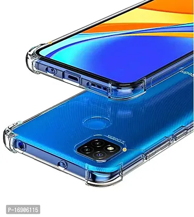 RRTBZ Soft Flexible Silicone Transparent Back Cover Compatible for Xiaomi Redmi 9-thumb4