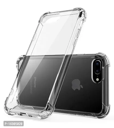 RRTBZ Soft Flexible Silicone Transparent Back Cover Compatible for iPhone 8 Plus/iPhone 8+ / iPhone 7 Plus/iPhone 7+-thumb3