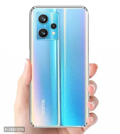 RRTBZ Transparent Soft Silicone TPU Back Cover Compatible for Realme 9 Pro+ / Realme 9 Pro Plus-thumb3