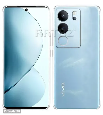 Stylish Silicon Back Cover Compatible For Vivo V29 5G-thumb2