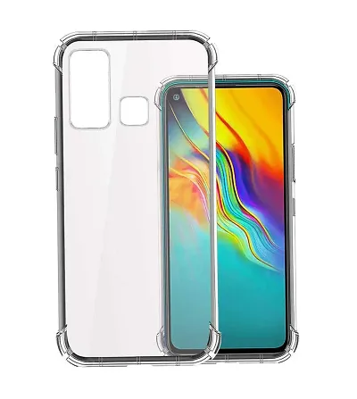 RRTBZ Transparent Soft Silicone TPU Flexible Back Cover Compatible for Tecno Spark 5 pro/Infinix Hot 9 Pro