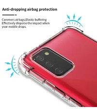 RRTBZ Soft Silicone Flexible Side Transparent Back Cover Compatible for Samsung Galaxy M02s-thumb2