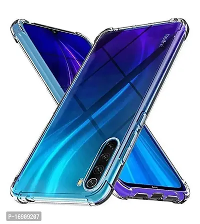 RRTBZ Transparent Soft Silicone TPU Flexible Back Cover Compatible for Redmi Note 8 | Mi Note 8-thumb2