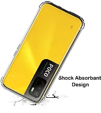 RRTBZ Soft Flexible Silicone Transparent Back Cover Compatible for Xiaomi Poco M3 Pro 5G-thumb2