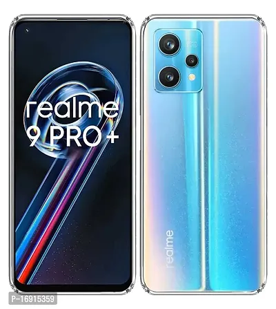 RRTBZ Soft TPU Transparent Back Case Cover Compatible for Realme 9 Pro+ / Realme 9 Pro Plus-thumb2