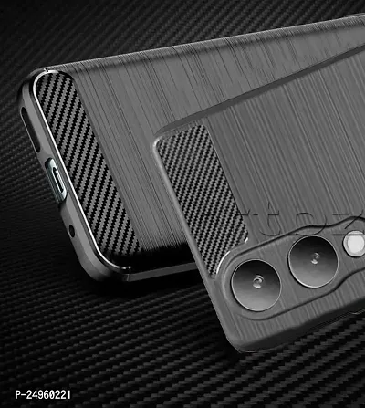 Stylish Silicon Back Cover Compatible For Vivo Y17S -Black-thumb5