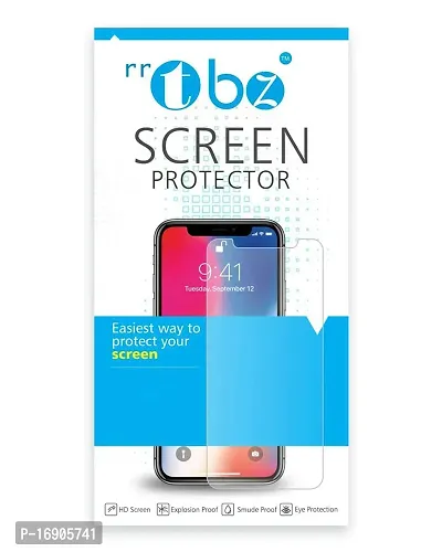 RRTBZ Fibre Screen Guard Compatible for Infinix Hot 8 - Transparent (does not cover the edges)(better than glass)-thumb5