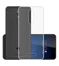 RRTBZ Transparent Soft Silicone TPU Flexible Back Cover Compatible for Micromax HS2 / Micromax Canvas Infinity-thumb1