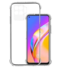 RRTBZ Soft Silicone Flexible Side Transparent Back Cover Compatible for Oppo F19 Pro-thumb1