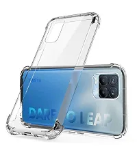 RRTBZ Transparent Soft Silicone TPU Flexible Back Cover Compatible for Realme 8 Pro-thumb1