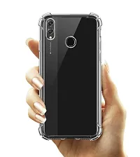 RRTBZ Transparent Soft Flexible TPU Case Cover Compatible for Huawei Honor 10 Lite-thumb2