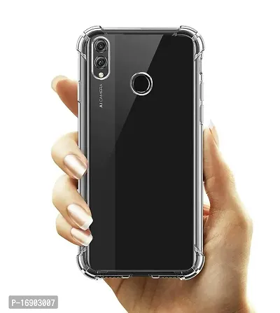 RRTBZ Transparent Soft Flexible TPU Case Cover Compatible for Huawei Honor 10 Lite-thumb3