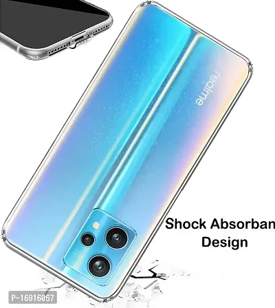 RRTBZ Transparent Soft Silicone TPU Flexible Back Cover Compatible for Realme 9 Pro+ / Realme 9 Pro Plus with Screen Guard-thumb4