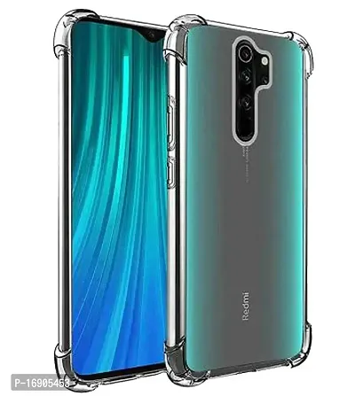 RRTBZ Transparent Soft Silicone TPU Flexible Back Cover Compatible for Redmi Note 8 pro | Mi Note 8 pro-thumb0