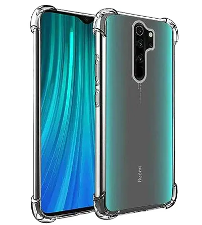 RRTBZ Transparent Soft Silicone TPU Flexible Back Cover Compatible for Redmi Note 8 pro | Mi Note 8 pro