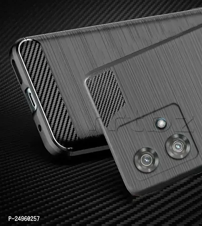 Stylish Silicon Back Cover Compatible For Motorola Edge 40 Neo -Black-thumb5