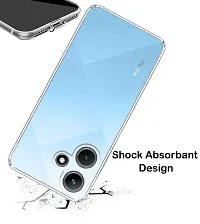 RRTBZ Soft Silicon Back Case Cover Compatible for Infinix HOT 30i -Transparent TPU-thumb4