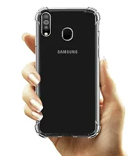 RRTBZ Transparent Soft Silicone TPU Flexible Back Cover Compatible for Samsung Galaxy A70-thumb3