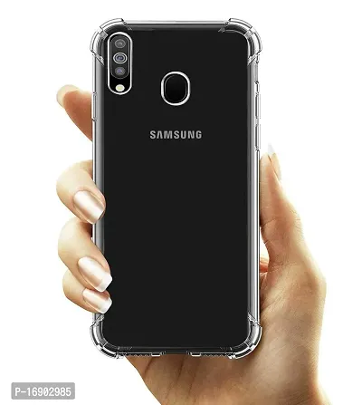 RRTBZ Transparent Soft Silicone TPU Flexible Back Cover Compatible for Samsung Galaxy A70-thumb4