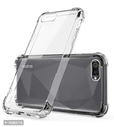 RRTBZ Transparent TPU Case Cover Compatible for RealMe C2-thumb0