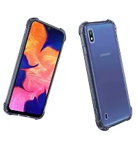 RRTBZ Soft Flexible Silicone Transparent Back Cover Compatible for Samsung Galaxy A10-thumb3