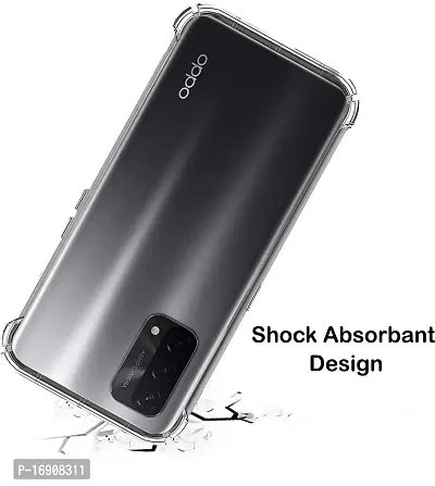 RRTBZ Transparent Soft Silicone TPU Back Cover Compatible for Oppo A74 5G-thumb4