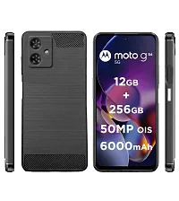 Rrtbz Soft Armor Back Case Compatible For Motorola G54 5G / Motorola Moto G54 -Black-thumb1