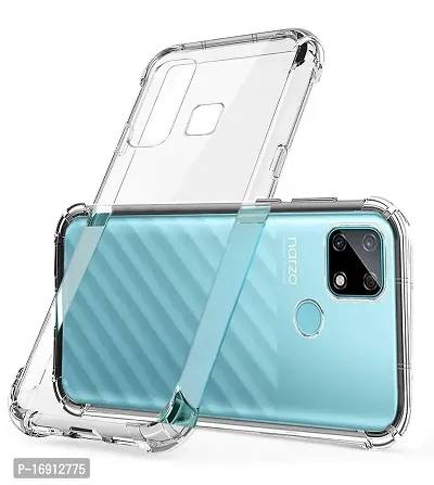 RRTBZ Soft TPU Transparent All Sides Protection Back Case Cover Compatible for Realme Narzo 30A-thumb3