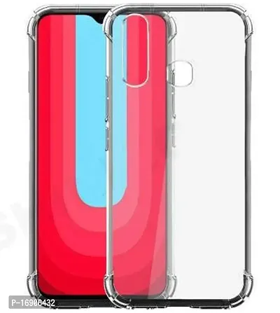 RRTBZ Soft Silicon Transparent TPU Case Cover Compatible for Vivo U20 / Vivo Y19-thumb3