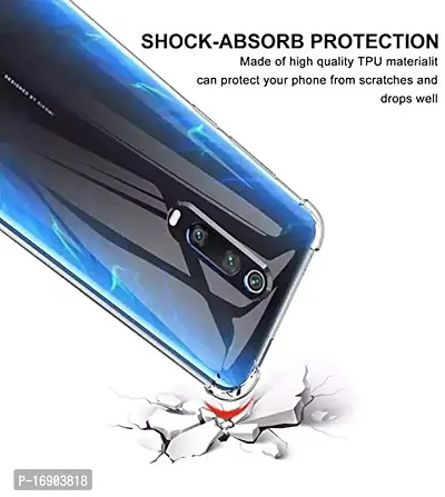 RRTBZ Xiaomi Redmi K20 / Xiaomi Redmi K20 Pro Case Back Cover [Drop Defense Series] Full Body Protective Soft Phone Mobile Cover with Screen Camera Protection Corner(Transparent)-thumb4