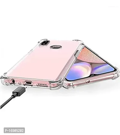 RRTBZ Soft Flexible Silicone Transparent Back Cover Compatible for Samsung Galaxy A10s-thumb4