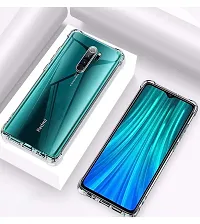 RRTBZ Transparent Soft Silicone TPU Flexible Back Cover Compatible for Xiaomi Redmi Note 8 Pro-thumb3