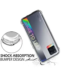 RRTBZ Soft Silicone Flexible Side Transparent Back Cover Compatible for Realme 8-thumb3