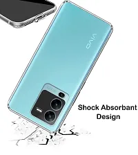 RRTBZ Soft Silicon Transparent Case Cover Compatible for Vivo V25 Pro-thumb4