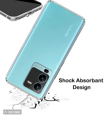 RRTBZ Soft Silicon Transparent Case Cover Compatible for Vivo V25 Pro-thumb5