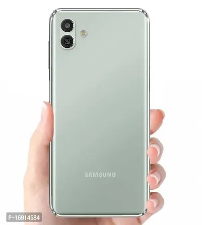 RRTBZ Transparent Soft Silicone TPU Flexible Back Cover Compatible for Samsung Galaxy M13 5G-thumb3