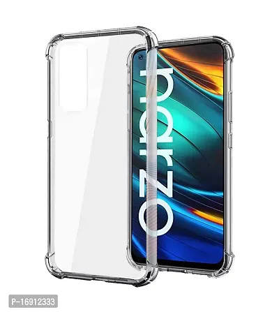 RRTBZ Soft Flexible Silicone Transparent Back Cover Compatible for Realme Narzo 20 Pro/Realme 7-thumb4