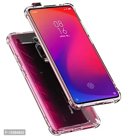 RRTBZ Back Cover Case Compatible for Xiaomi Redmi K20 / Xiaomi Redmi K20 Pro Soft Silicone TPU Flexible Back Cover Compatible for Xiaomi Redmi K20 / Xiaomi Redmi K20 Pro (Transparent)-thumb2