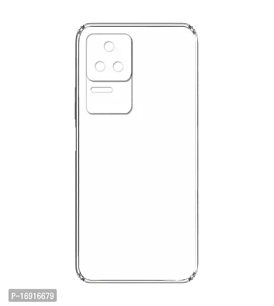 RRTBZ Silicon Transparent TPU Case Cover Compatible for Poco F4 5G-thumb4