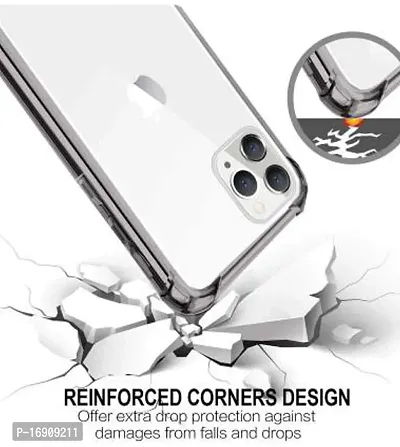 RRTBZ Transparent Soft Silicone TPU Flexible Back Cover Compatible for iPhone 11 Pro-thumb5