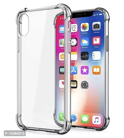 RRTBZ Soft Flexible Silicone Transparent Back Cover Compatible for iPhone X/XS-thumb4