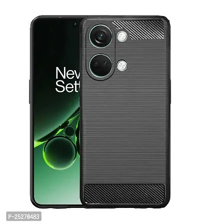 Rrtbz Soft Armor Back Case Compatible For Oneplus Nord 3 5G / 1+Nord 3 -Black