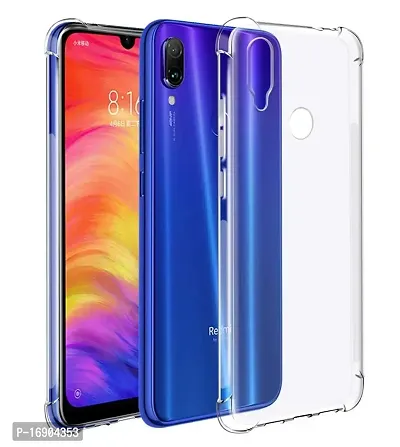 RRTBZ Transparent Soft Flexible TPU Case Cover Compatible for Xiaomi Redmi Note 7