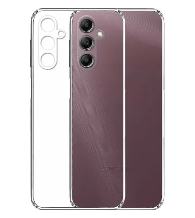 RRTBZ Transparent Soft Silicone TPU Flexible Back Cover Compatible for Samsung Galaxy A14 5G