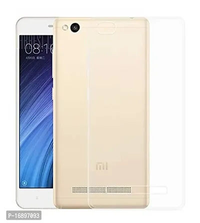 RRTBZ Transparent Soft TPU Back Case Cover Compatible for Xiaomi Redmi 4A-thumb2