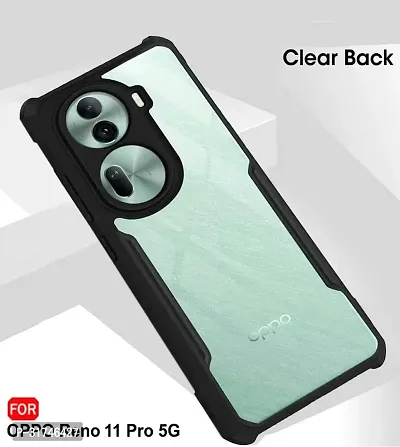 Eagle Back Case Cover PC,TPU Compatible for Oppo Reno 11 Pro 5G 5G -Black-thumb3