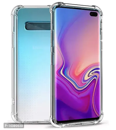 RRTBZ Transparent TPU Case Cover Compatible for Samsung Galaxy S10 Lite-thumb2