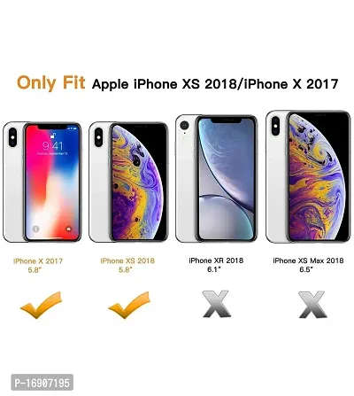 RRTBZ Transparent Soft Silicone TPU Flexible Back Cover Compatible for iPhone X/XS-thumb5