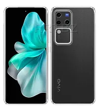 Soft Silicone TPU Back Cover Compatible for Vivo V30 Pro-thumb1