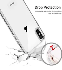 RRTBZ Soft TPU Transparent All Sides Protection Back Case Cover Compatible for iPhone X/XS-thumb2